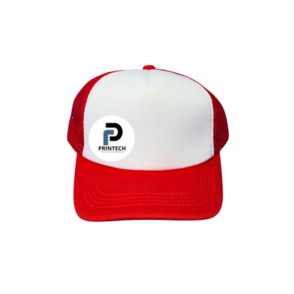 Gorra con tamaño de Ajustable, color blanco, tipo maya y base rojo