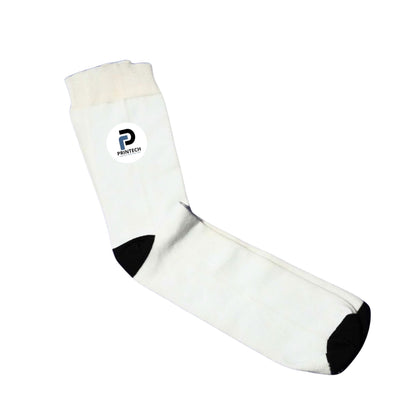 Media con tamaño de Único, color blanco, cantidad par y tipo larga