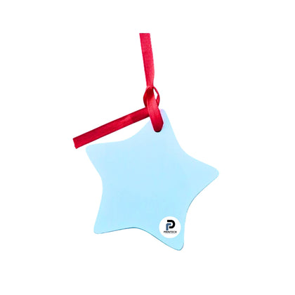 Navidad con tamaño de 8.5 cm, color blanco, forma estrella y tipo arreglo