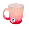 Taza con capacidad de 11 oz, color rojo, tipo frozed y material cerámica