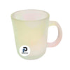 Taza con capacidad de 11 oz, color transparente, tipo frozed y material cerámica