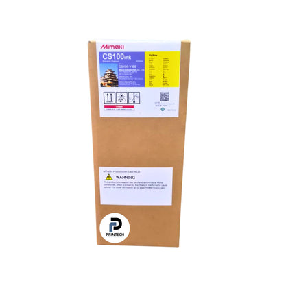 Tinta color Yellow, tamaño 2 lt y código CS100