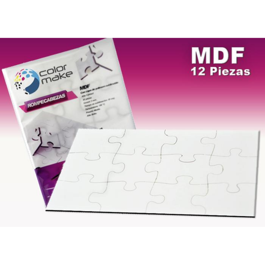 Rompecabezas MDF 12 piezas