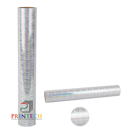 Vinil Adhesivo BRUSHED HOLOGRAPHIC SILVER